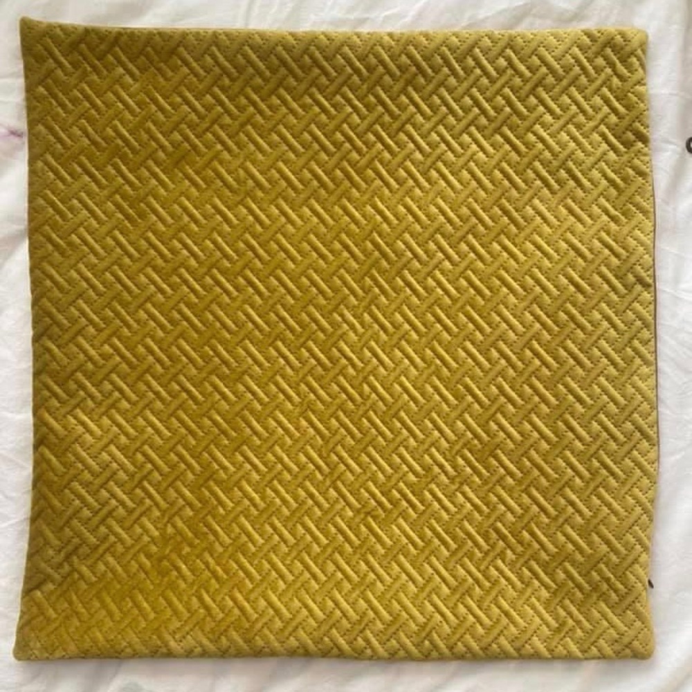 Gold Velvet PILLOWCASE ONLY for throw pillow